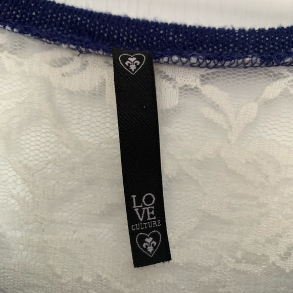 3 for $15 Love Culture Blue Top - Picture 5 of 5